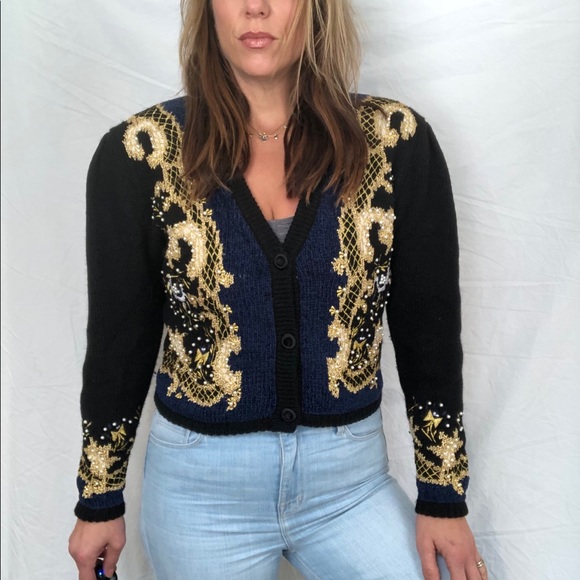 1990’s Vintage Roblin Sinkler Cardigan Sweater - Picture 13 of 14